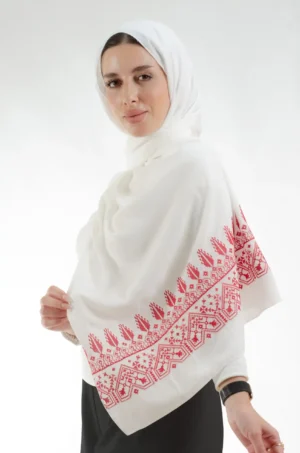 Tatreez Embroidered Shawl