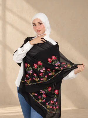 Embroidered Shoulder Shawl